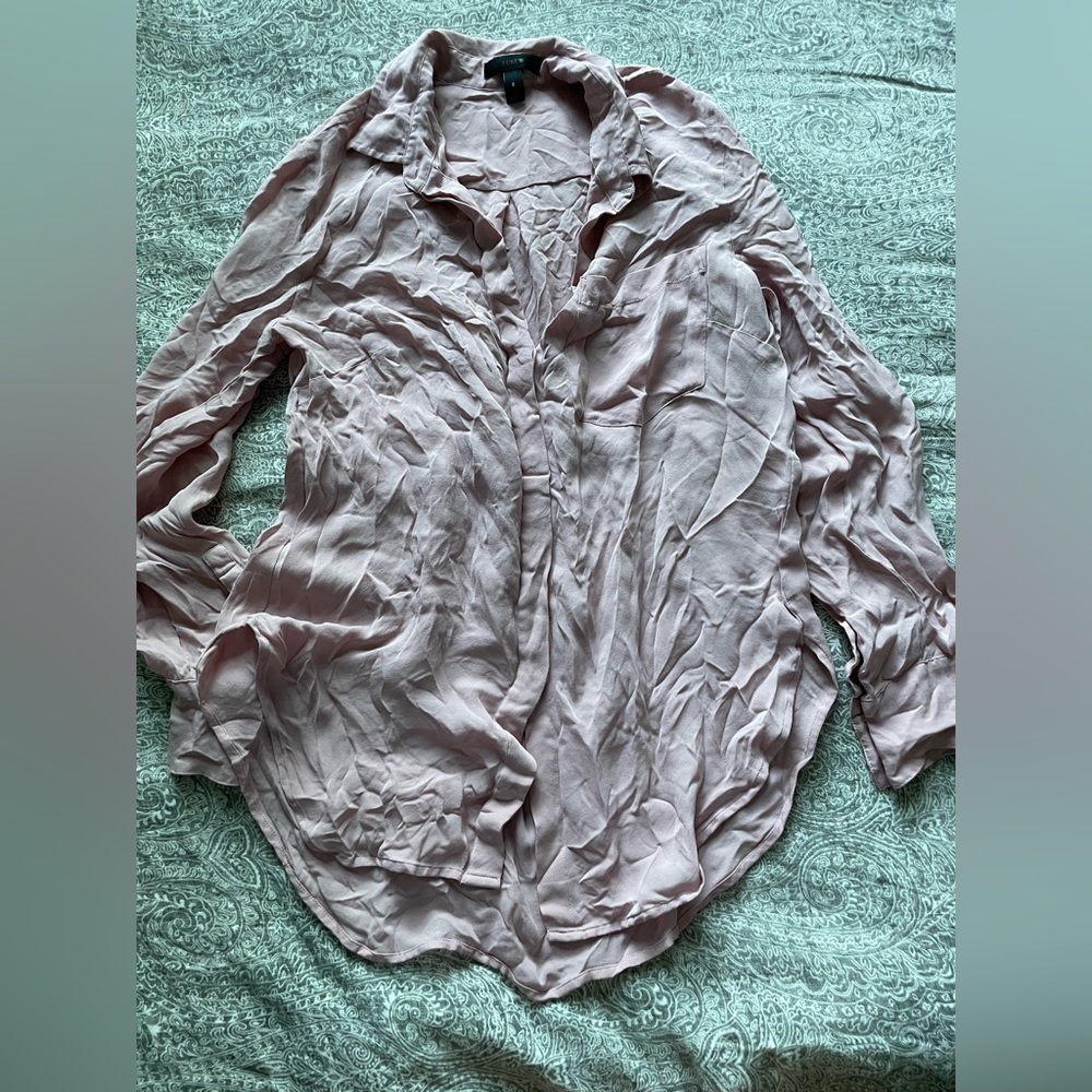Pink/Purple Lightweight J. Crew Button Down
